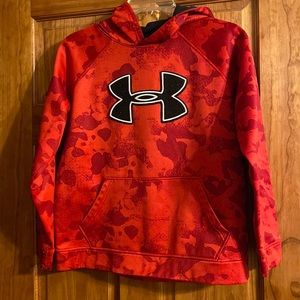 Under Armour boys red camo
